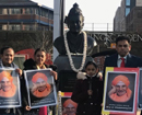 London: NRI community offers prayers for wellbeing of Swami Shivakumar at Basaveshwara Statue